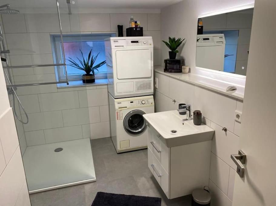 Ferienwohnung Hereinspaziert 빌헬름스하펜 외부 사진
