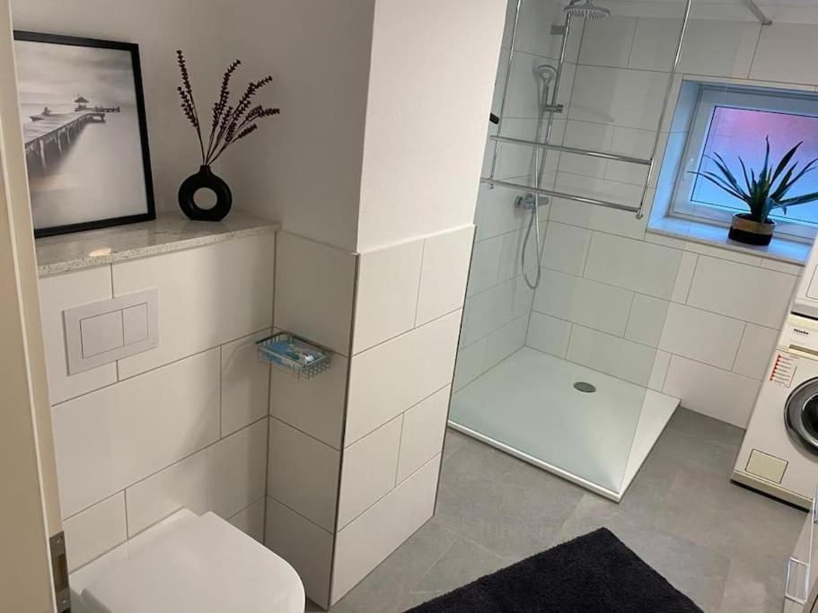 Ferienwohnung Hereinspaziert 빌헬름스하펜 외부 사진